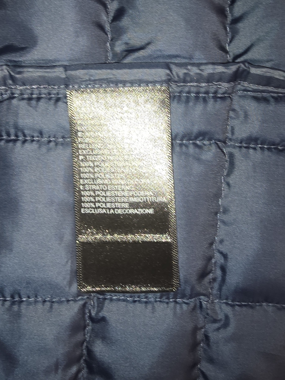 The North Face ThermoBall Eco Vest XXL Navy Blue Puffer - Picture 4 of 6